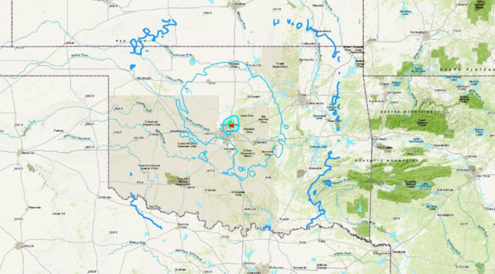 Multiple Earthquakes Recorded Oklahoma City