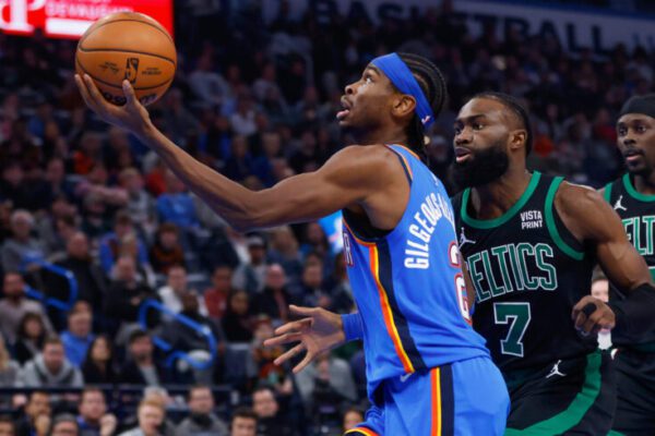 The Celtics' attempt to stage a comeback falls just short against a highly credible Thunder squad.