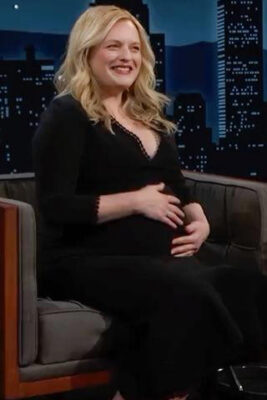 Elisabeth Moss Delights Fans with Pregnancy Announcement on Jimmy Kimmel