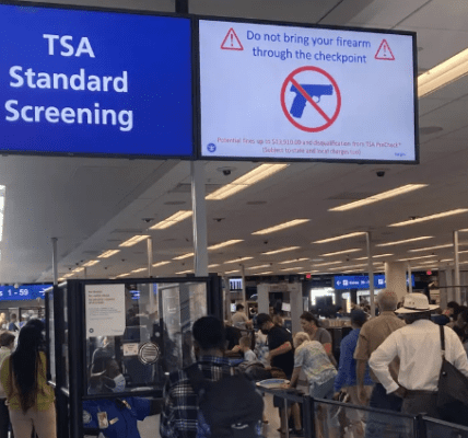 TSA Reports Record High: Surge in Firearm Confiscations at Airports in 2023