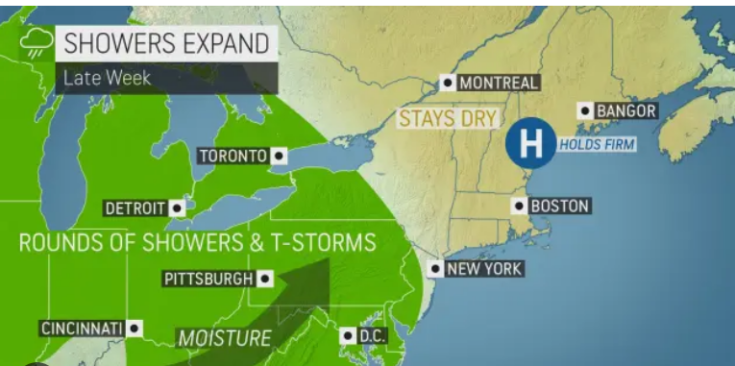 A Week of Weather Transitions: New England's Forecast