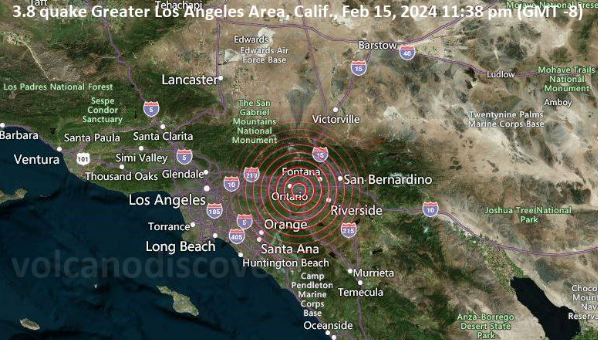 Minor Earthquake Rattles Southern California with 3.8 Magnitude Tremor